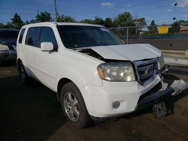 HONDA PILOT EXLN 2011 with VIN 5FNYF4H76BB050528 - Photo from auction