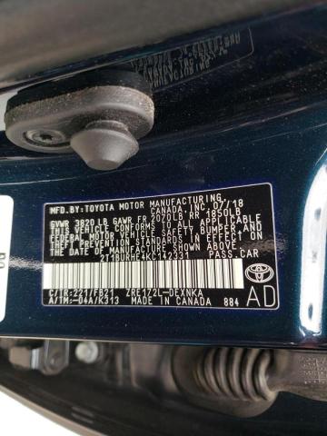Photo 10 from auction – 2019 TOYOTA COROLLA L with VIN 2T1BURHE4KC142331