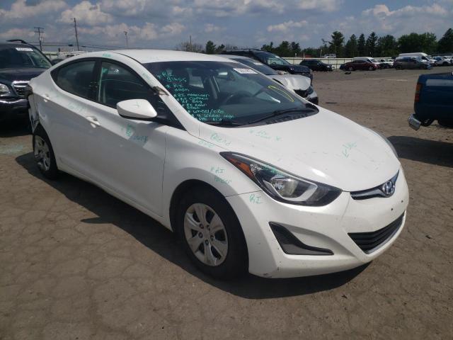 HYUNDAI ELANTRA SE 2016 with VIN 5NPDH4AE1GH727172 - Photo from auction