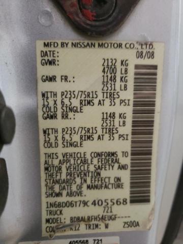 Photo 10 from auction – 2009 NISSAN FRONTIER K with VIN 1N6BD06T79C405568