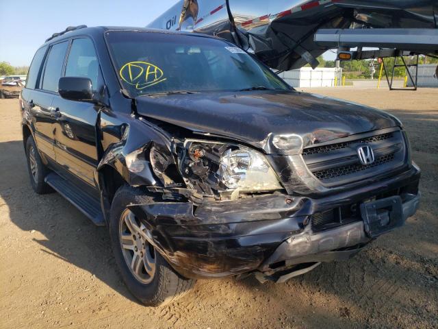 HONDA PILOT EXL 2004 with VIN 2HKYF18674H612186 - Photo from auction