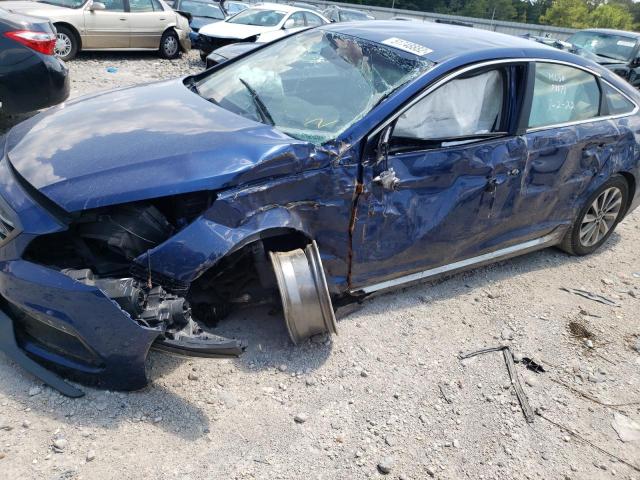 Photo 9 from auction – 2016 HYUNDAI SONATA SPO with VIN 5NPE34AF0GH344951