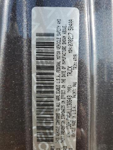 Photo 10 from auction – 2020 JEEP GLADIATOR with VIN 1C6HJTAG0LL130643