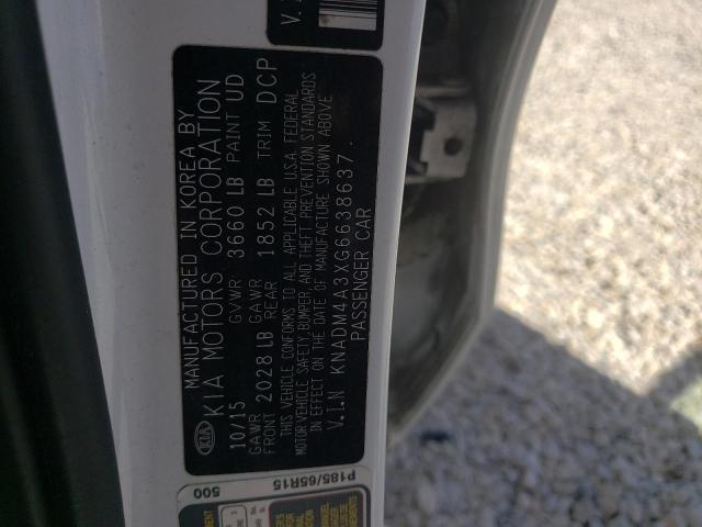 Photo 10 from auction – 2016 KIA RIO LX with VIN KNADM4A3XG6638637