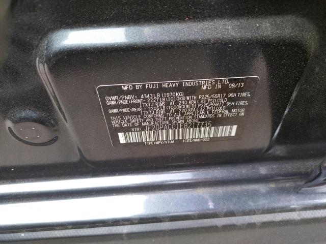 Photo 10 from auction – 2014 SUBARU XV CROSSTR with VIN JF2GPACC1E8217735