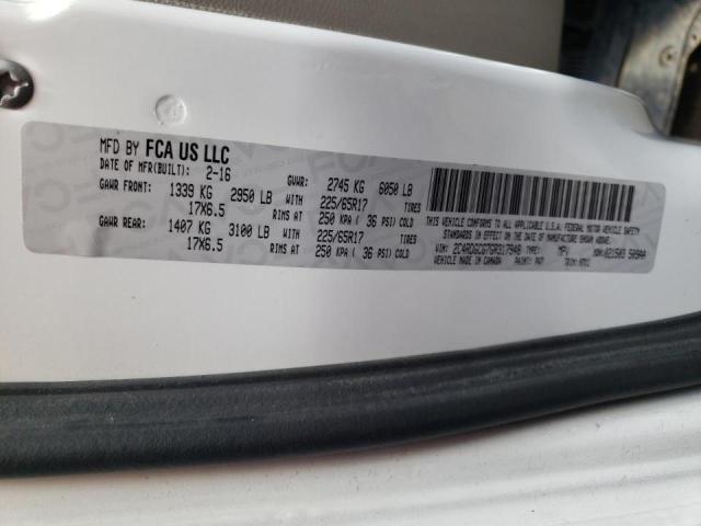 Photo 10 from auction – 2016 DODGE GRAND CARA with VIN 2C4RDGCG7GR317948