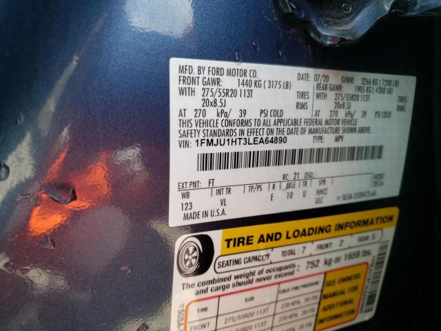 Photo 10 from auction – 2020 FORD EXPEDITION with VIN 1FMJU1HT3LEA64890