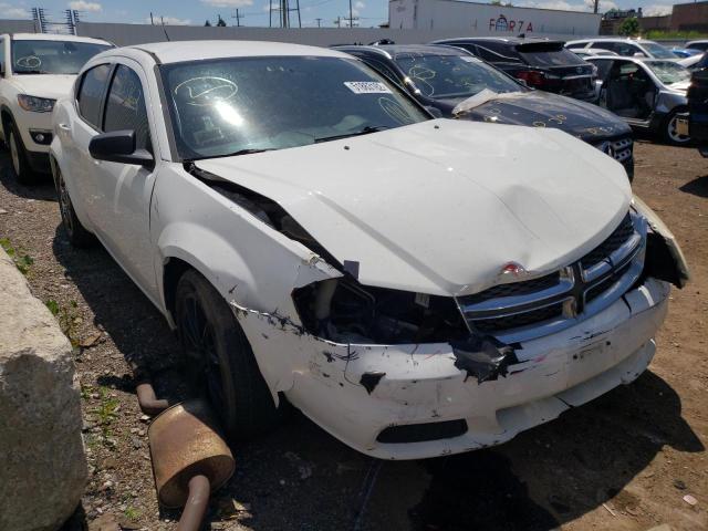 DODGE AVENGER SE 2013 with VIN 1C3CDZAB0DN534490 - Photo from auction