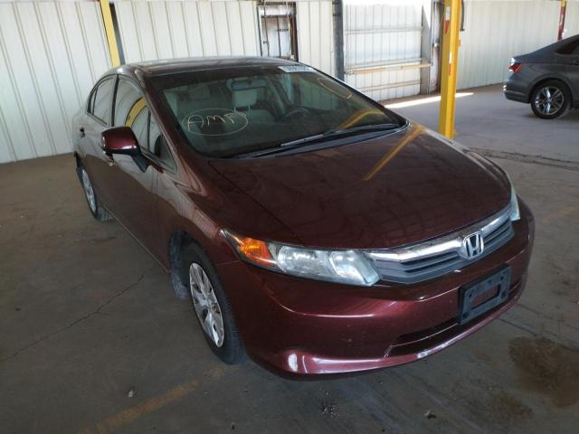 HONDA CIVIC LX 2012 with VIN 19XFB2F59CE108907 - Photo from auction