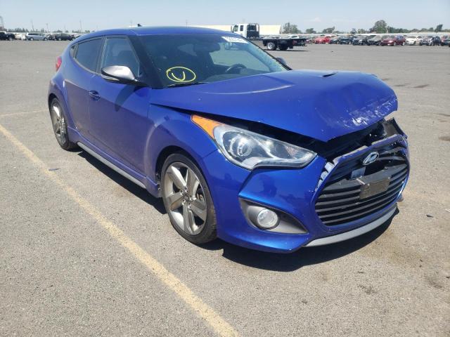 HYUNDAI VELOSTER T 2013 with VIN KMHTC6AE8DU118289 - Photo from auction