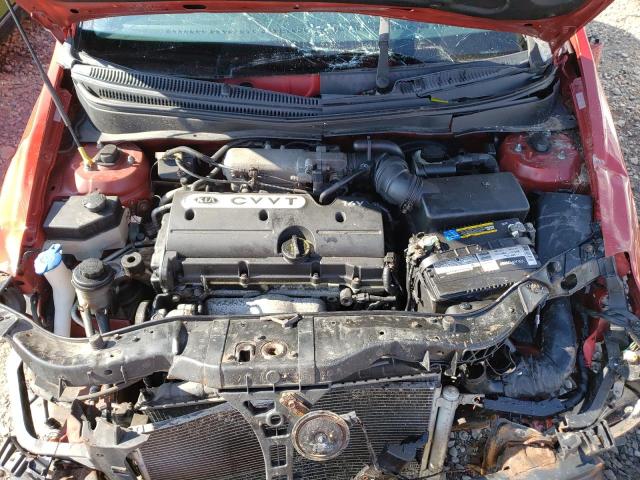 Photo 7 from auction – 2009 KIA RIO 5 SX with VIN KNADE243896586621