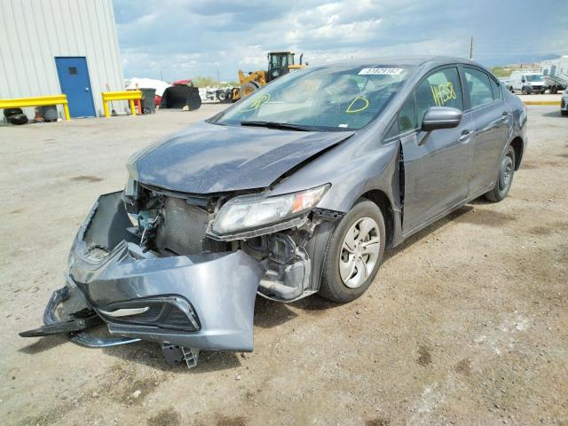 Photo 2 from auction – 2014 HONDA CIVIC LX with VIN 19XFB2F54EE026828