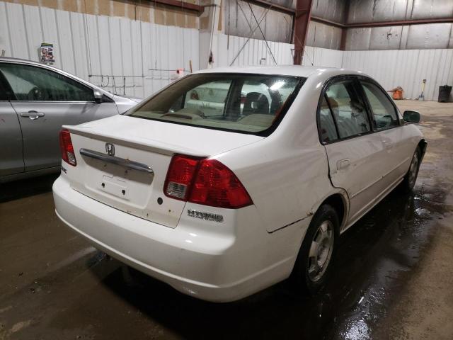 Photo 4 from auction – 2003 HONDA CIVIC HYBR with VIN JHMES95693S015105