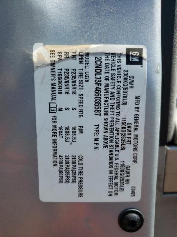 Photo 10 from auction – 2010 CHEVROLET EQUINOX LT with VIN 2CNDL73F466035587