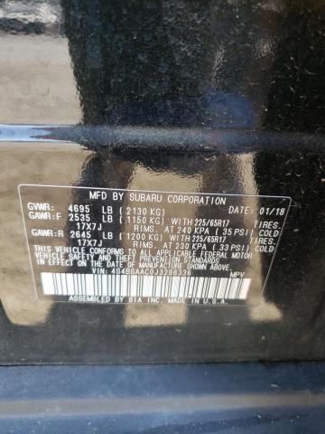 Photo 10 from auction – 2018 SUBARU OUTBACK 2. with VIN 4S4BSAAC0J3298336