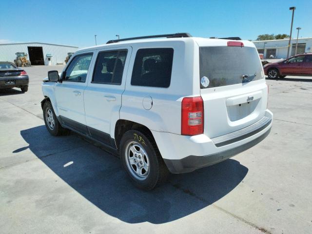 Photo 3 from auction – 2014 JEEP PATRIOT SP with VIN 1C4NJPBBXED685280