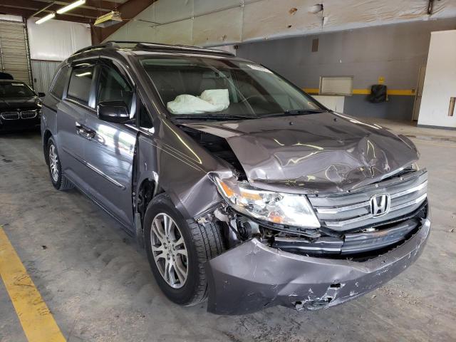 HONDA ODYSSEY EX 2013 with VIN 5FNRL5H6XDB077342 - Photo from auction