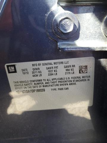 Photo 10 from auction – 2013 CHEVROLET MALIBU 1LT with VIN 1G11C5SA7DF188039