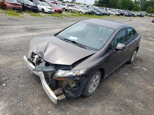 Photo 2 from auction – 2013 HONDA CIVIC LX with VIN 2HGFB2F47DH037463