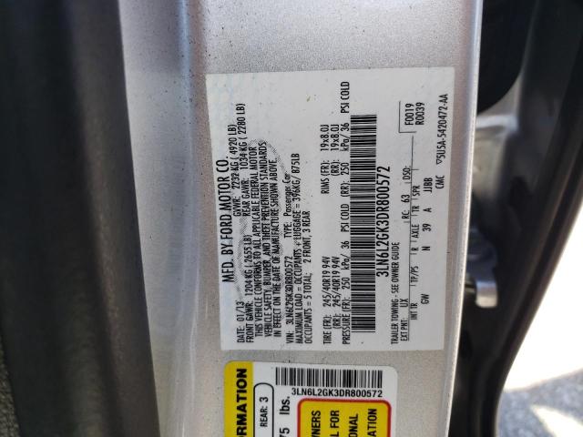 Photo 10 from auction – 2013 LINCOLN MKZ with VIN 3LN6L2GK3DR800572