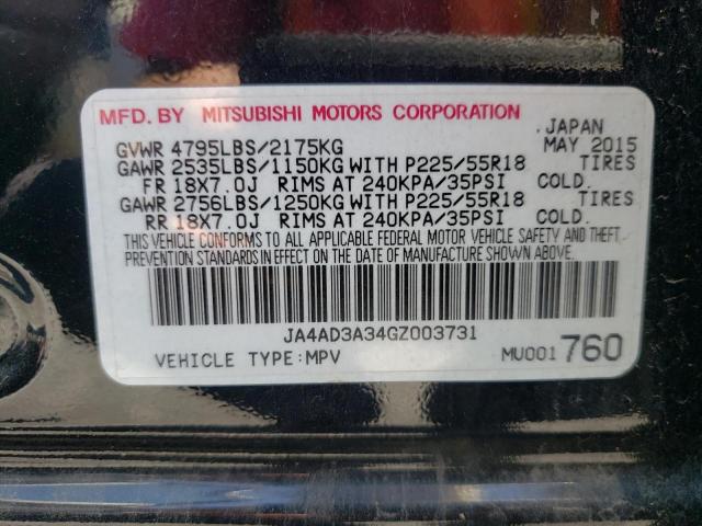 Photo 10 from auction – 2016 MITSUBISHI OUTLANDER with VIN JA4AD3A34GZ003731
