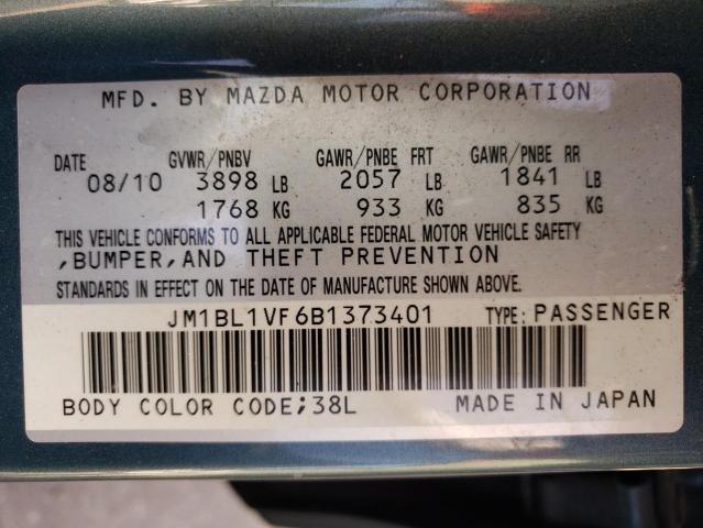 Photo 10 from auction – 2011 MAZDA 3 I with VIN JM1BL1VF6B1373401
