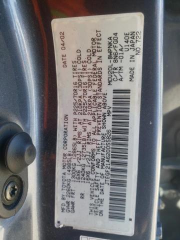 Photo 10 from auction – 2002 TOYOTA HIGHLANDER with VIN JTEGF21A620055826