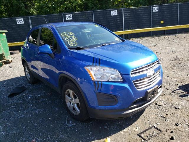CHEVROLET TRAX 1LS 2015 with VIN KL7CJPSB1FB175188 - Photo from auction