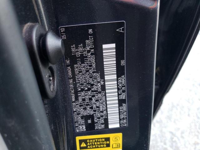 Photo 10 from auction – 2010 LEXUS RX 350 with VIN 2T2BK1BA5AC066142