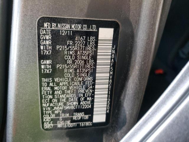 Photo 10 from auction – 2012 NISSAN JUKE S with VIN JN8AF5MV8CT112204