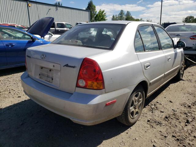Photo 4 from auction – 2003 HYUNDAI ACCENT GL with VIN KMHCG45C13U472591