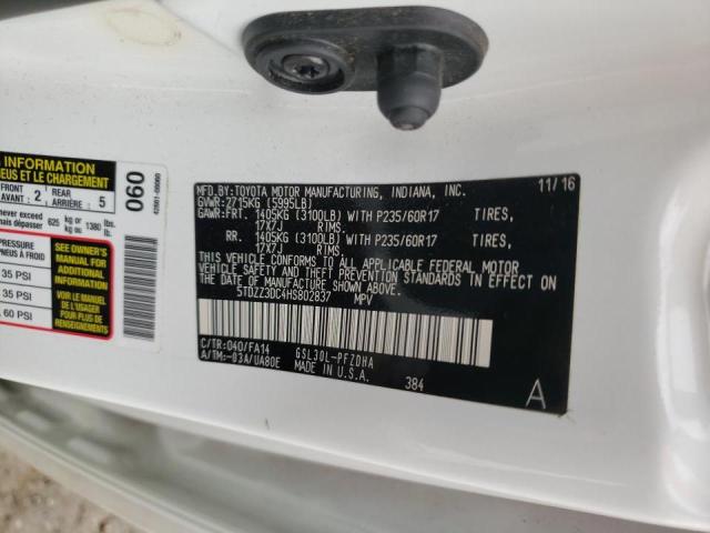 Photo 10 from auction – 2017 TOYOTA SIENNA with VIN 5TDZZ3DC4HS802837