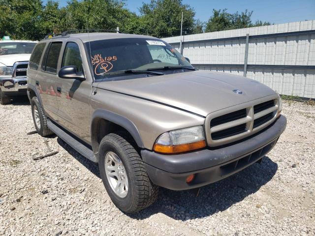 DODGE DURANGO SP 2003 with VIN 1D4HS38N93F525125 - Photo from auction