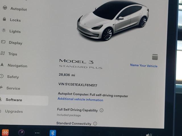 Photo 8 from auction – 2020 TESLA MODEL 3 with VIN 5YJ3E1EAXLF614517