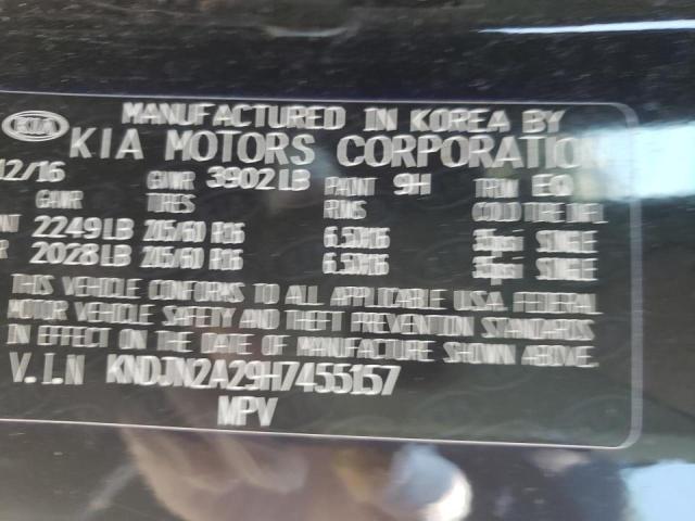 Photo 10 from auction – 2017 KIA SOUL with VIN KNDJN2A29H7455157