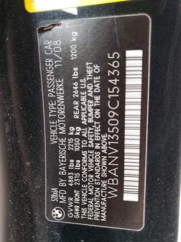 Photo 10 from auction – 2009 BMW 528 XI with VIN WBANV13509C154365