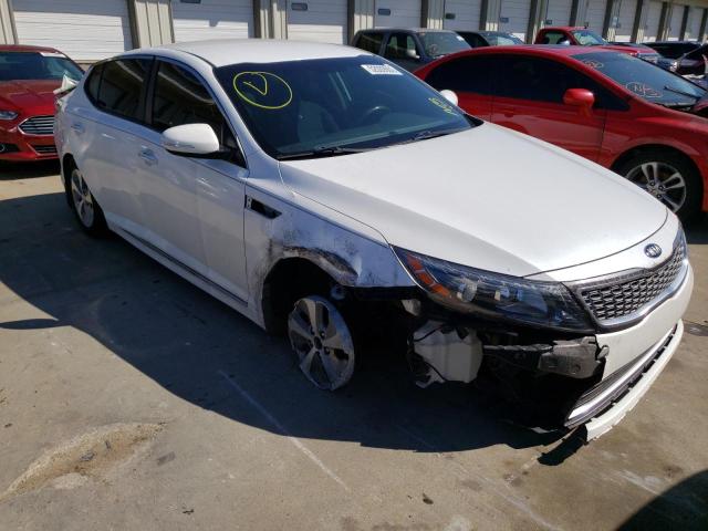 KIA OPTIMA HYB 2014 with VIN KNAGM4AD8E5064497 - Photo from auction