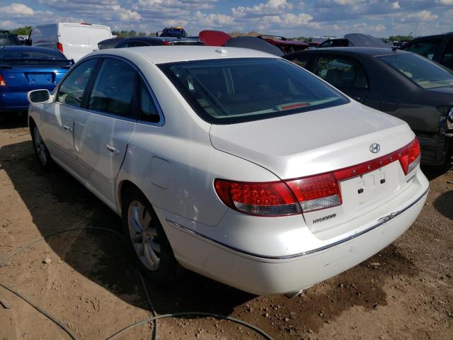 Photo 3 from auction – 2007 HYUNDAI AZERA SE with VIN KMHFC46F57A214762