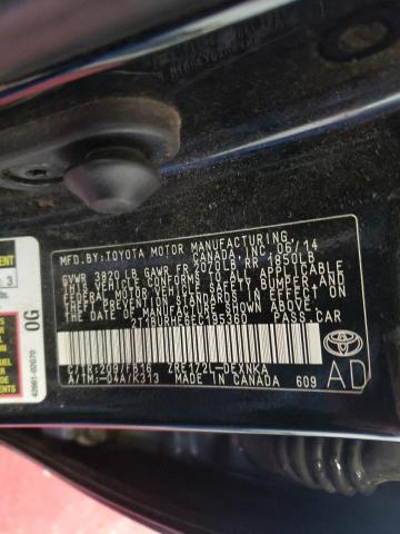 Photo 10 from auction – 2014 TOYOTA COROLLA L with VIN 2T1BURHE6EC195360