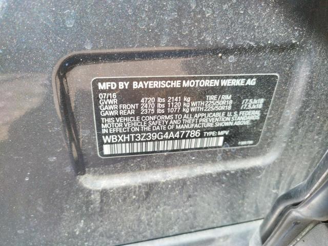 Photo 10 from auction – 2016 BMW X1 XDRIVE2 with VIN WBXHT3Z39G4A47786