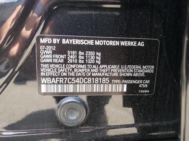 Photo 10 from auction – 2013 BMW 535 I with VIN WBAFR7C54DC818185
