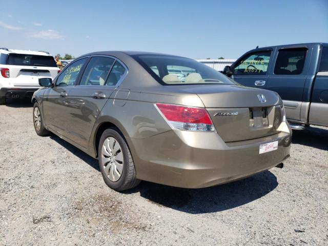 Photo 3 from auction – 2010 HONDA ACCORD LX with VIN 1HGCP2F33AA045291