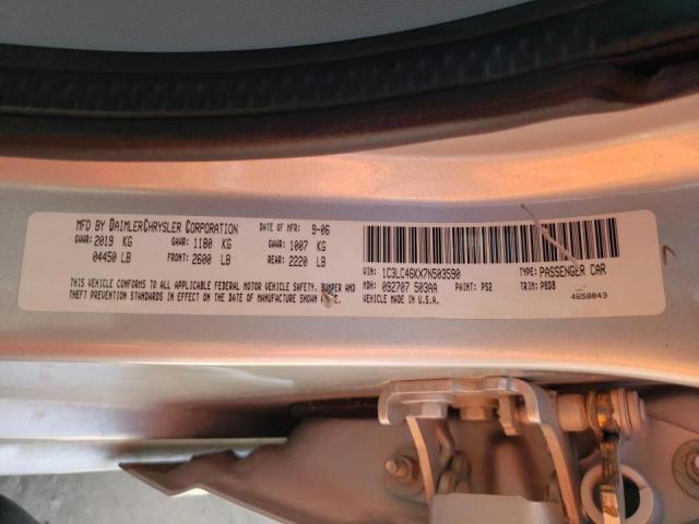 Photo 10 from auction – 2007 CHRYSLER SEBRING with VIN 1C3LC46KX7N503590
