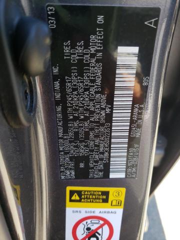 Foto 10 de la subasta – 2013 TOYOTA HIGHLANDER con VIN 5TDBK3EH5DS223513