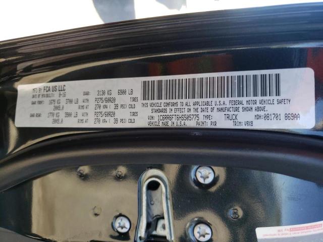 Photo 10 from auction – 2017 RAM 1500 ST with VIN 1C6RR6FT6HS505775