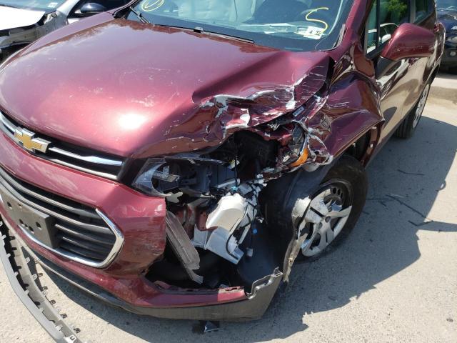 Photo 9 from auction – 2017 CHEVROLET TRAX LS with VIN 3GNCJKSB3HL209629