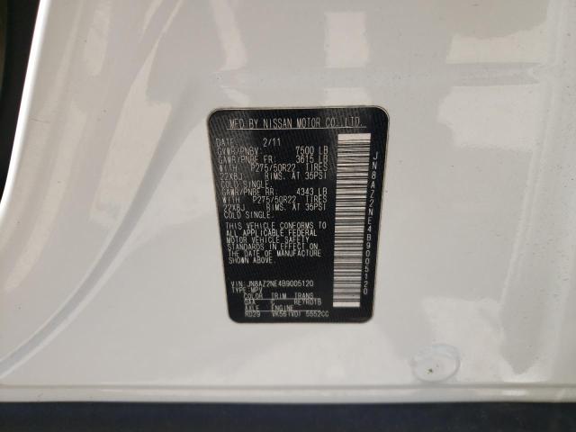 Photo 10 from auction – 2011 INFINITI QX56 with VIN JN8AZ2NE4B9005120
