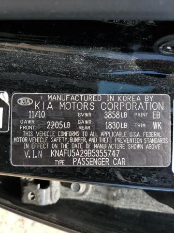 Photo 10 from auction – 2011 KIA FORTE EX with VIN KNAFU5A29B5355747