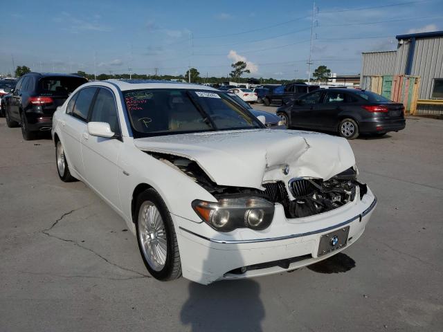 BMW 745 LI 2003 with VIN WBAGN63433DR15534 - Photo from auction