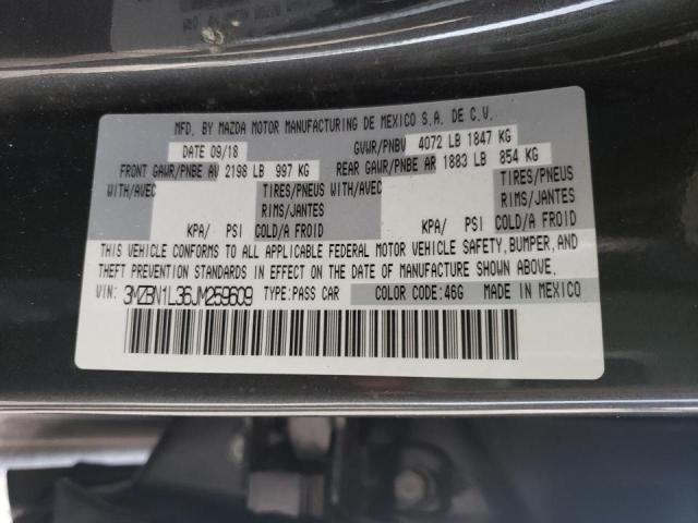 Photo 10 from auction – 2018 MAZDA 3 TOURING with VIN 3MZBN1L36JM259609